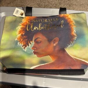 Black Canvas Handbag